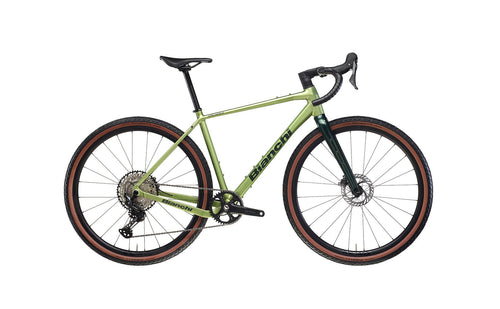 Bianchi ARCADEX AL 2026 - Shimano GRX, RD-RX822, 12v - Velomann V22G, Cerchio: alluminio, 622x24c, 24h