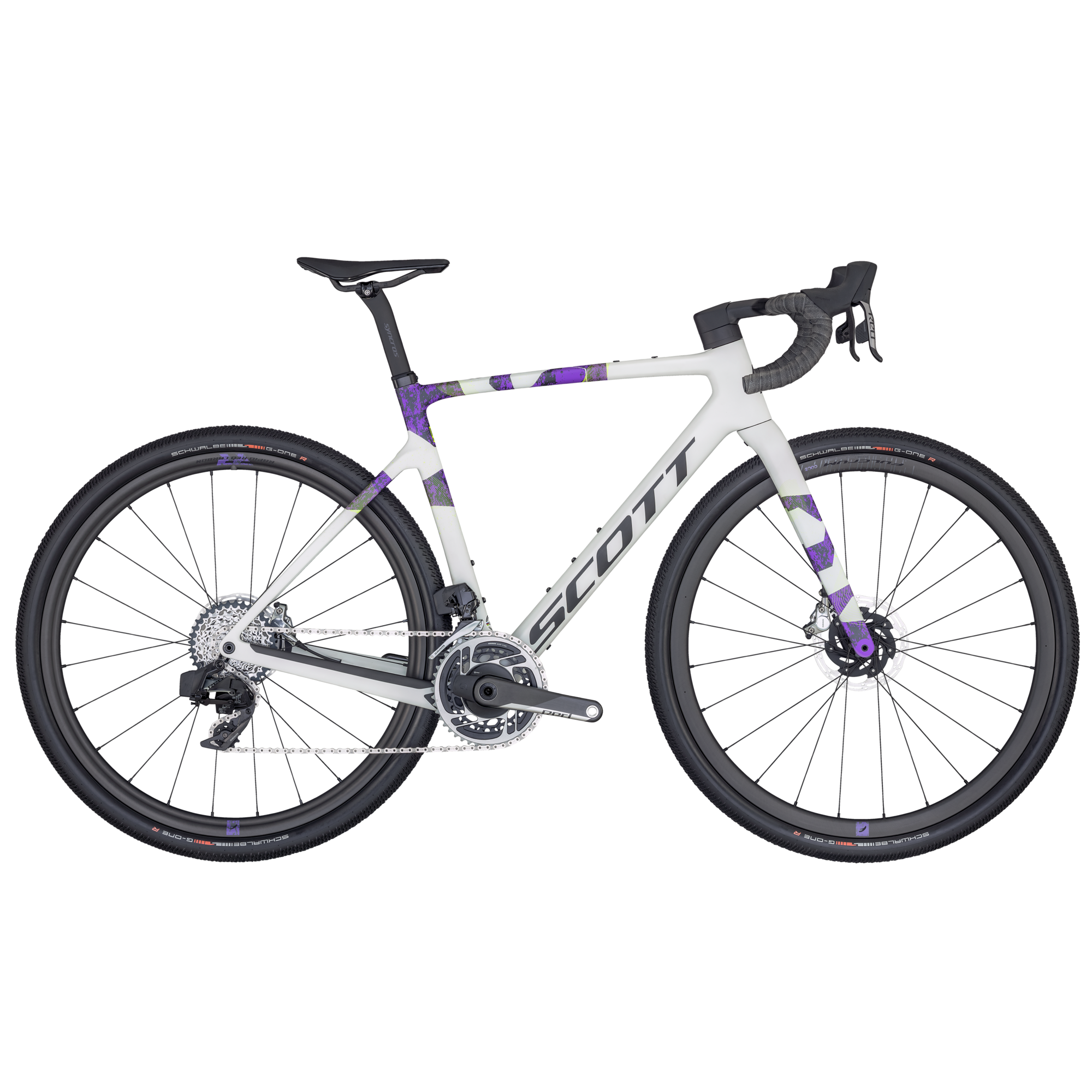 Scott Addict Gravel RC 2024 - Sram Red AXS 2x12sp - Fulcrum Rapid Red