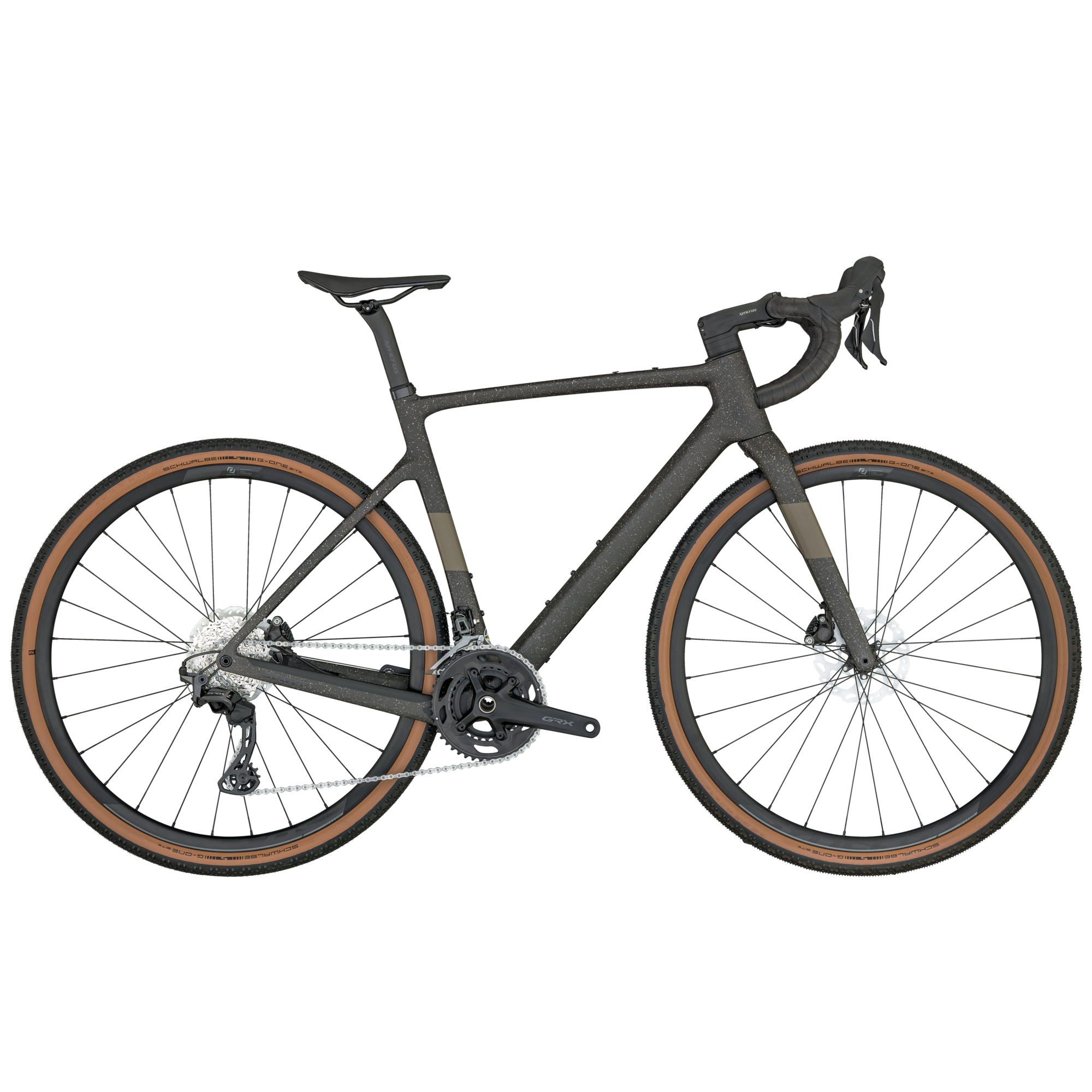 Scott Addict Gravel 40 black 2024 - Shimano GRX 2x12sp - Syncros RP2.0