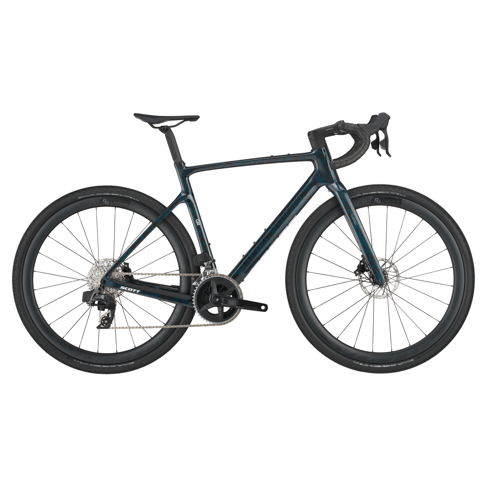 Scott Addict Gravel 20 2025 - Sram Rival eTap AXS 2x12sp - Syncros Capital X40
