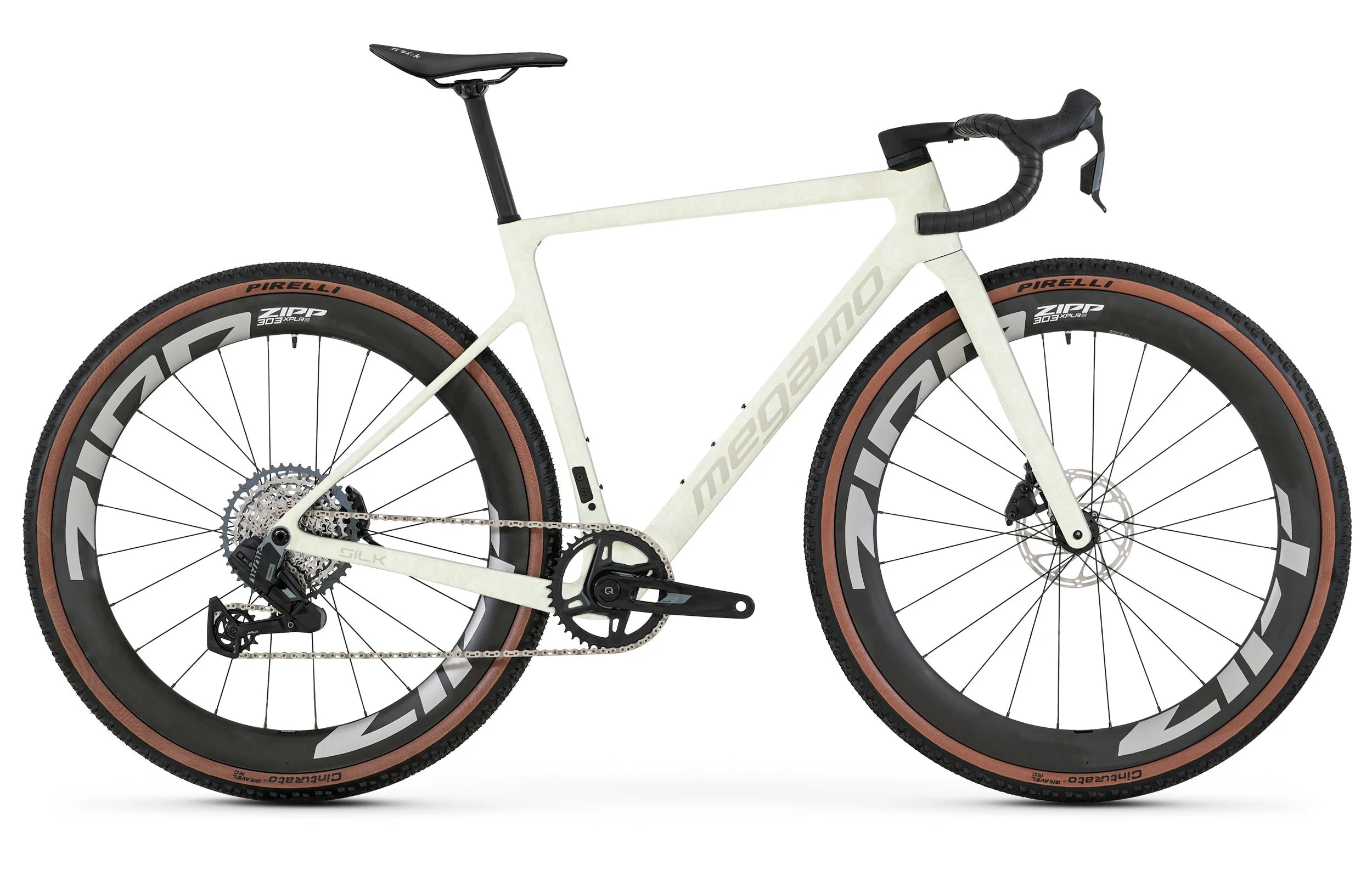 Megamo Silk 02 SLR 2026 - Sram Rival XPLR AXS 1x13s - Zipp 303 XPLR SW carbon