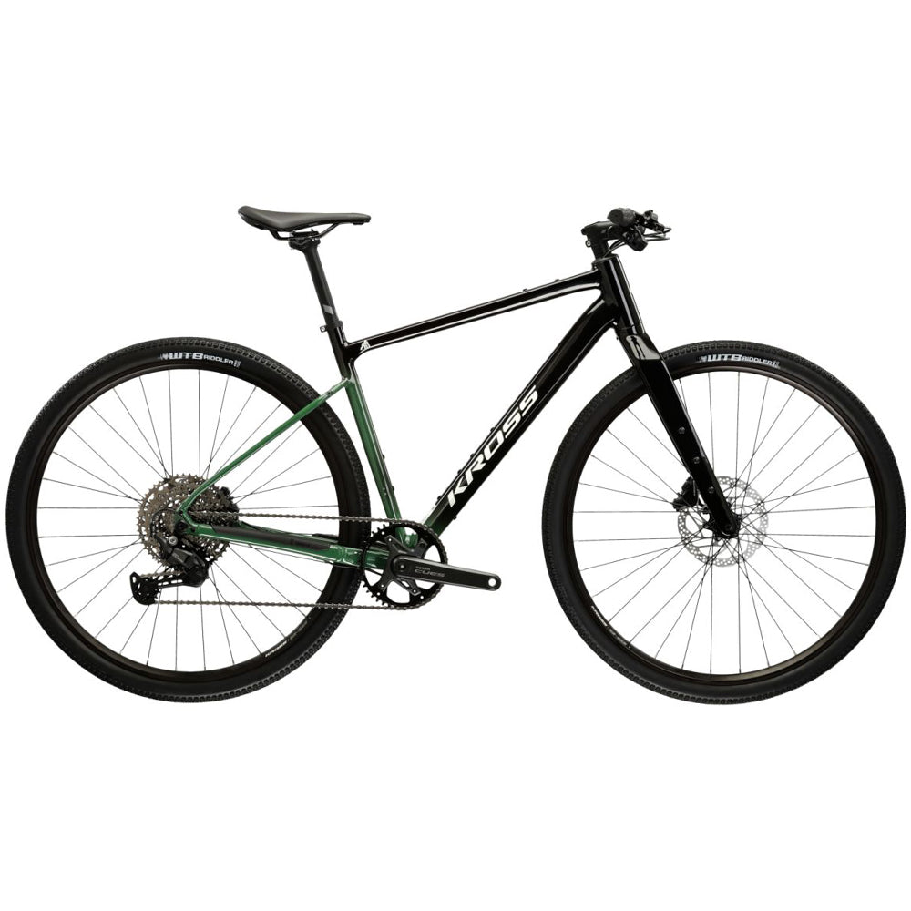 Kross Esker FL black green 2025 - Shimano CUES 1x10sp - Aluminium