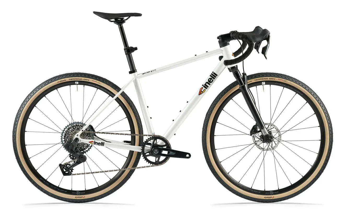 Cinelli Speciale Gravel Rival 1x12 Mullet Suspended 2026 - Sram Rival AXS EAGLE - Fulcrum Rapid Red AL