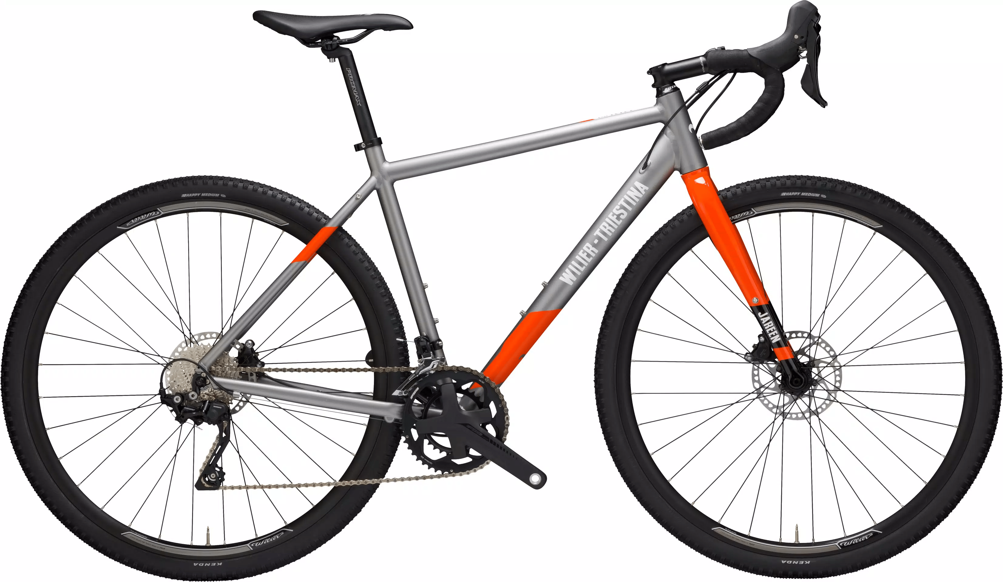 Wilier Jareen 2023 - Shimano GRX 2x10sp - Wilier Triestina DD28 Thru Axle + QR